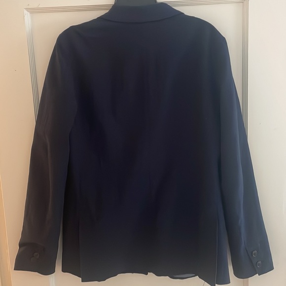 GAP Lightweight Relaxed Fit Navy Blazer - Picture 2 of 6